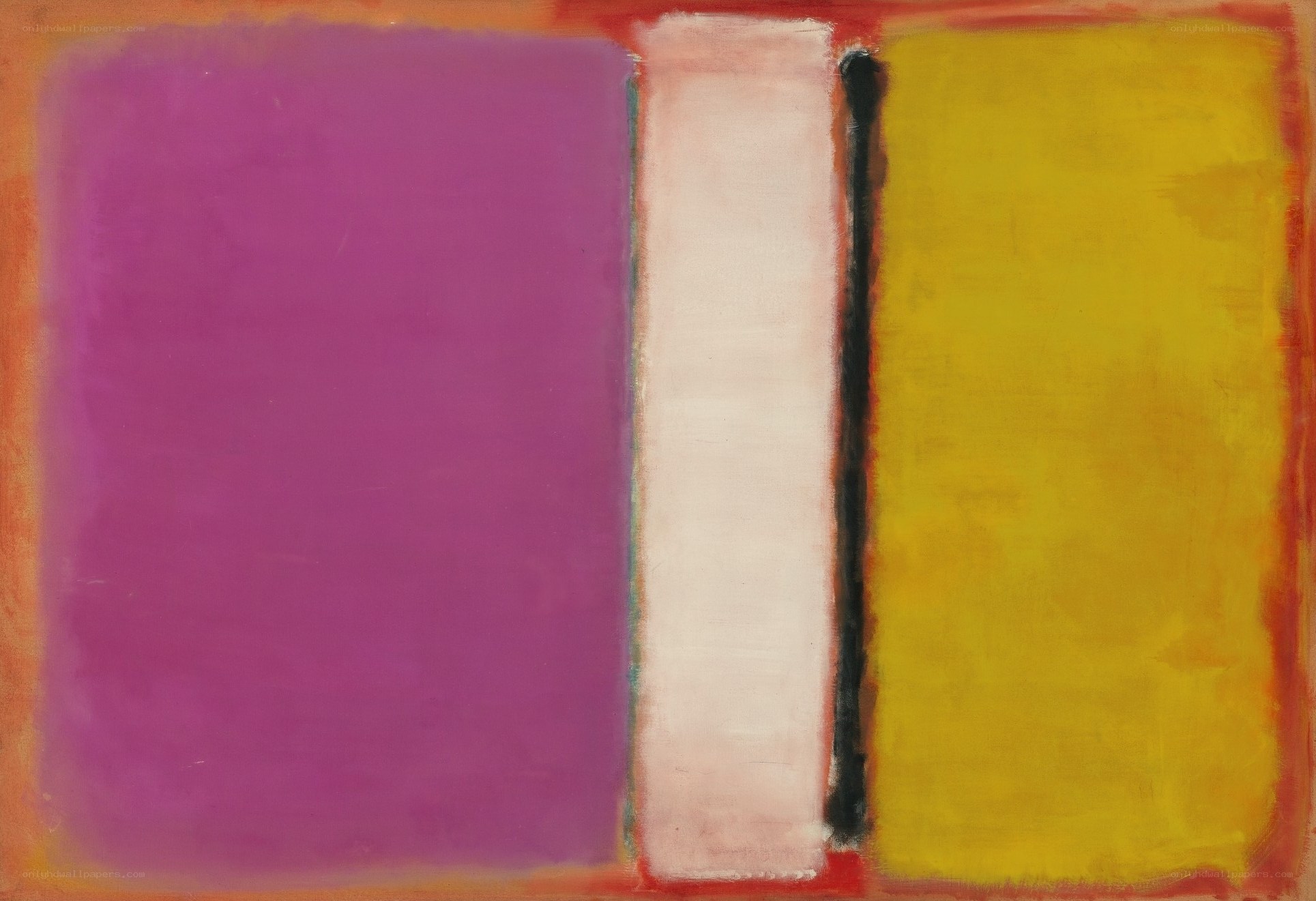 Abstract color block painting