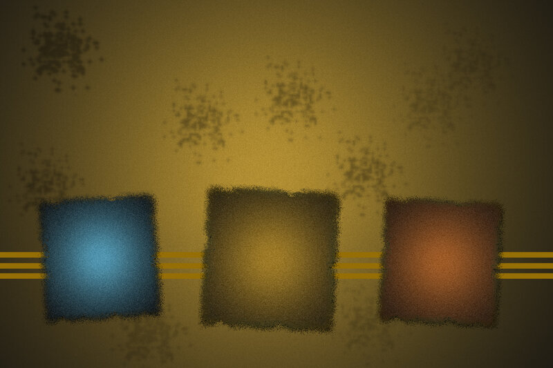 abstract color blocks on textured background