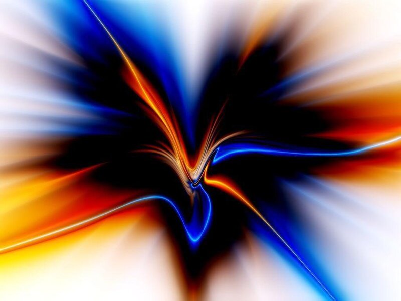 Abstract color burst design