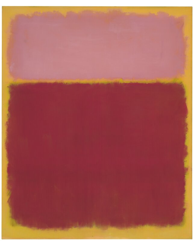 Abstract color field painting