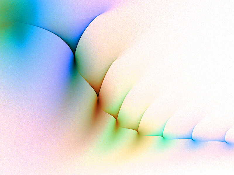 Abstract Color Forms — Blue