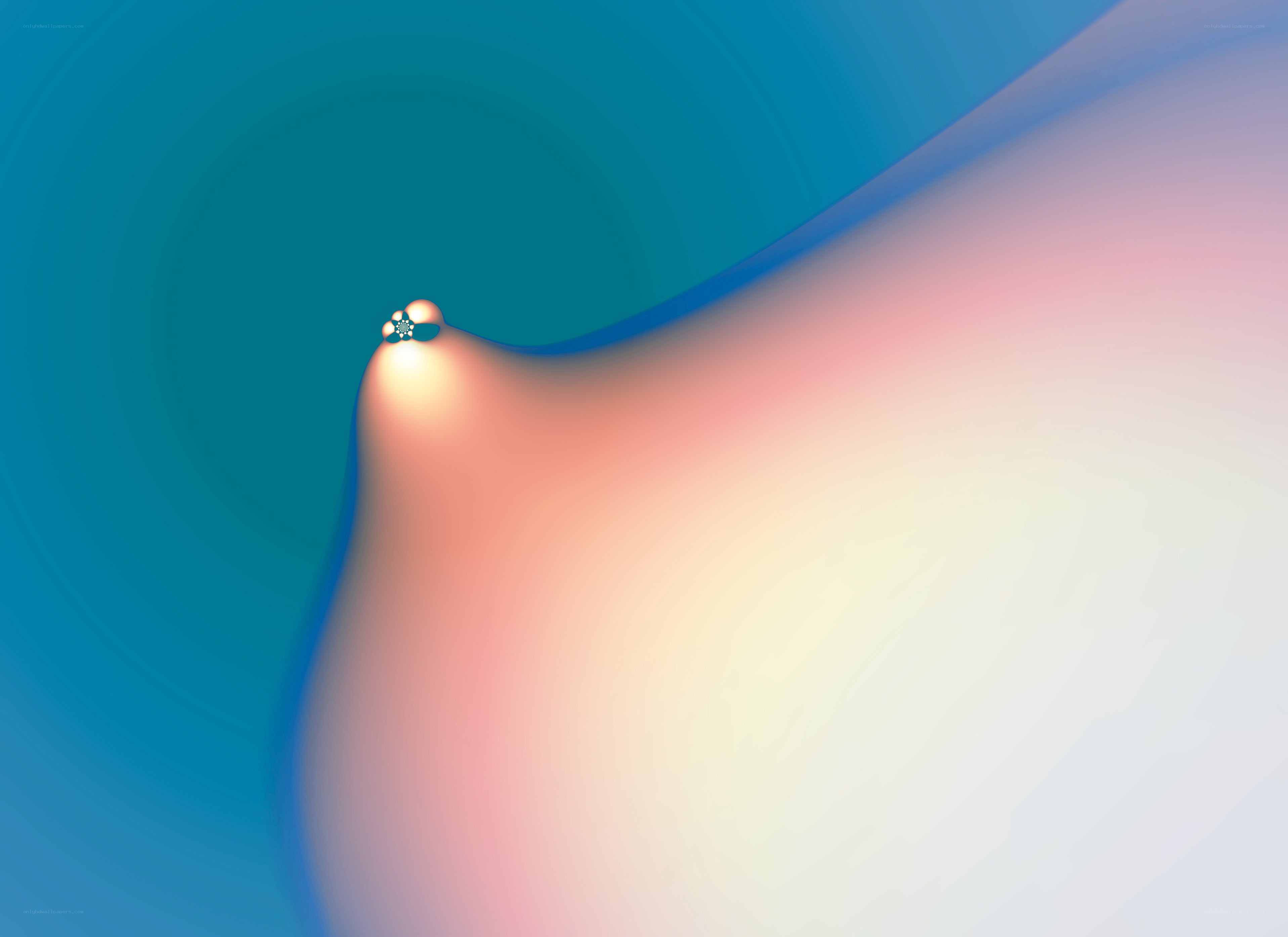 Abstract color gradient artwork