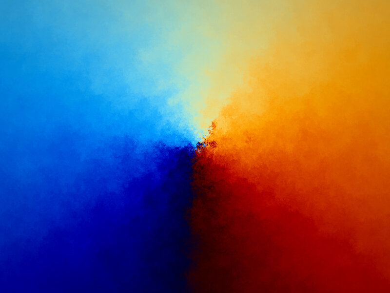 Abstract color gradient artwork