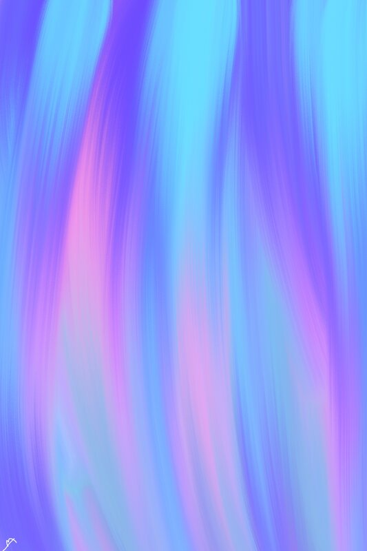 Abstract Color Gradient — Blue, Calm, Digital Art