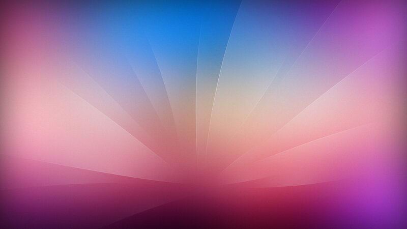 Abstract Color Gradient — Blue, Calm, Rays