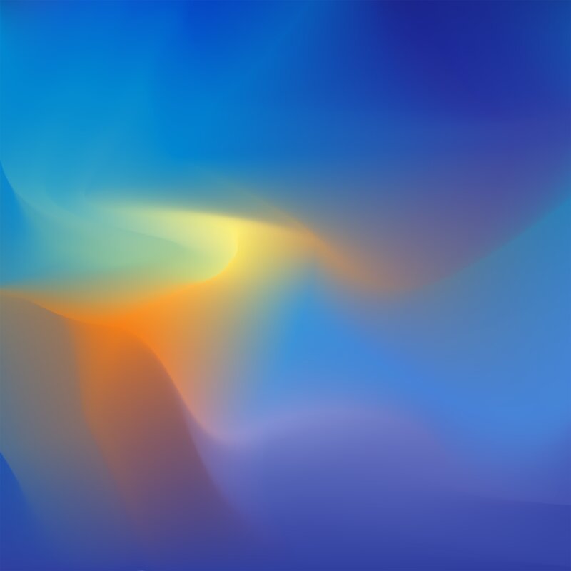 Abstract Color Gradient — Blue, Calm, Yellow