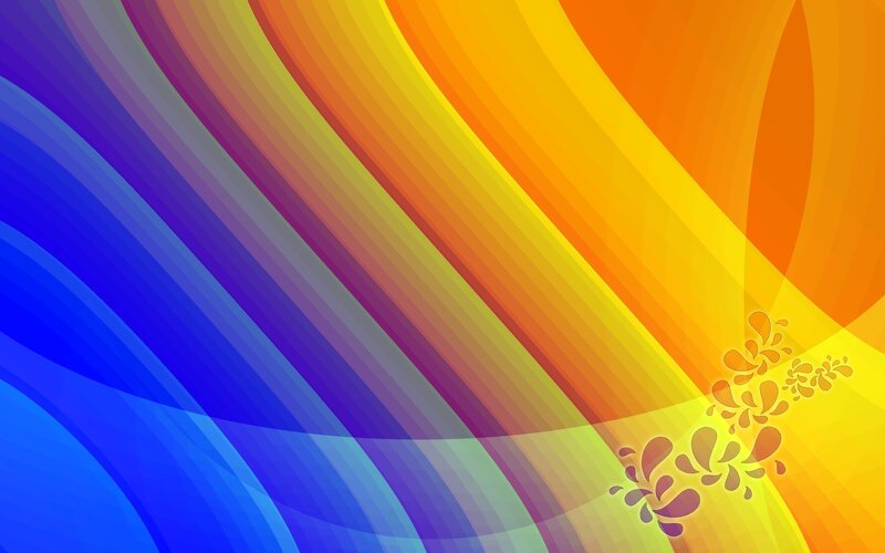 Abstract Color Gradient — Blue, Vibrant, Digital Art
