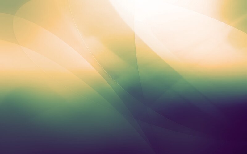 Abstract Color Gradient — Green, Calm, Curved Lines