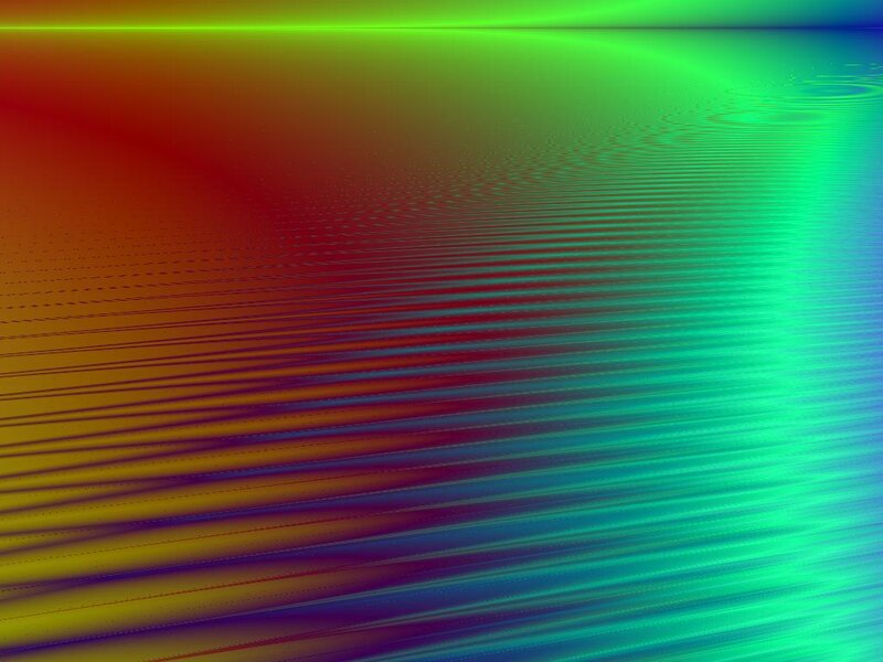 Abstract Color Gradient — Green, Calm, Lines