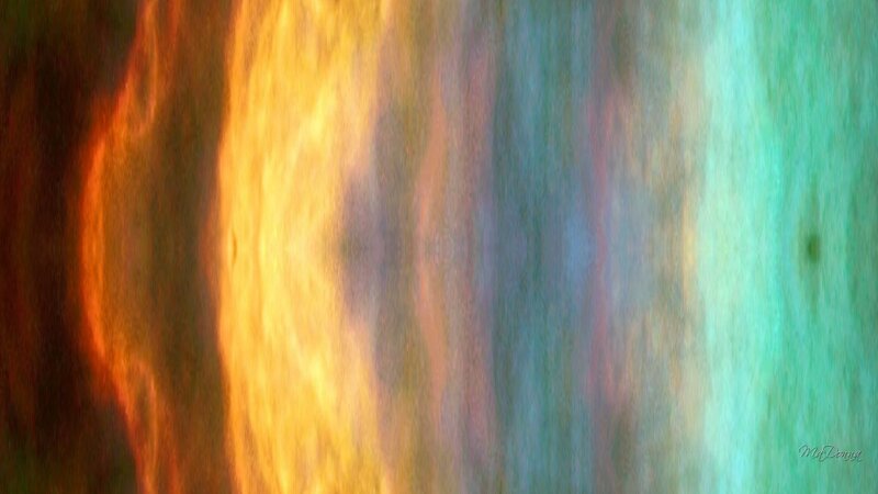 Abstract Color Gradient — Orange, Dreamy