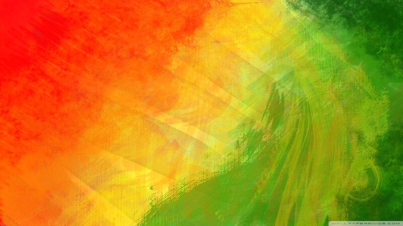 Abstract Color Gradient — Red, Vibrant, Digital Art, Brush Strokes