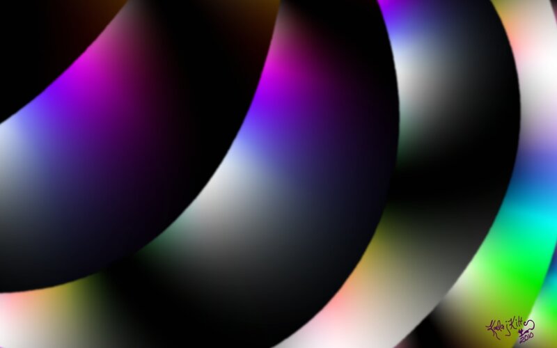 Abstract color gradient swirl