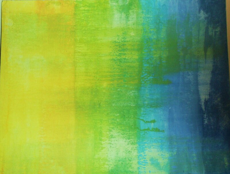 Abstract Color Gradient — Yellow, Calm