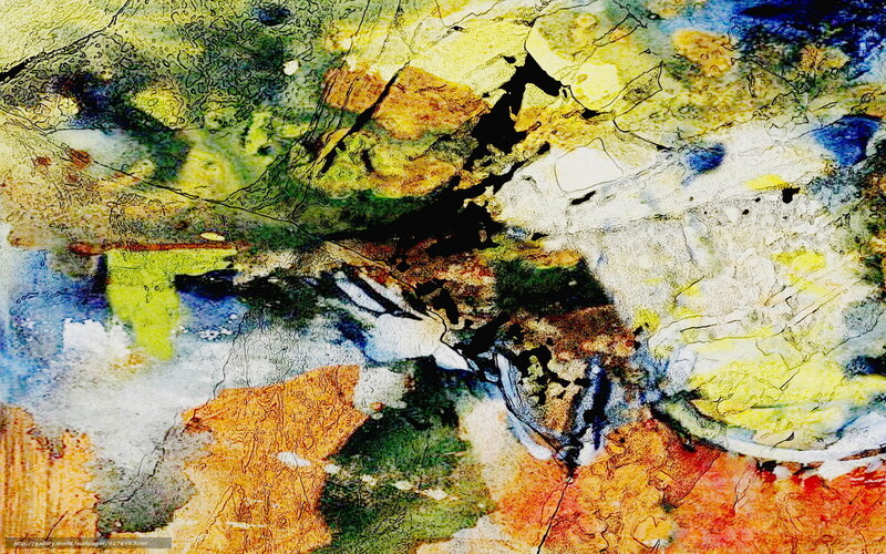 Abstract Color Pattern — Yellow, Chaotic