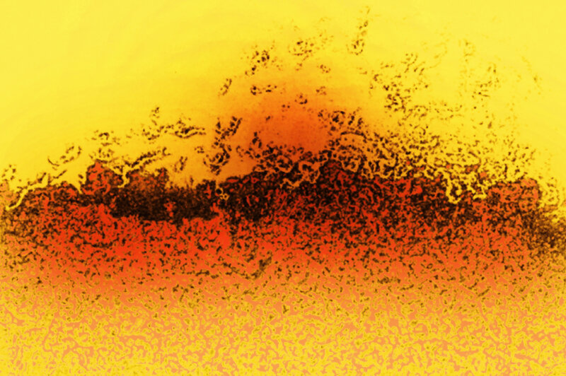 Abstract Color Pattern — Yellow, Dramatic