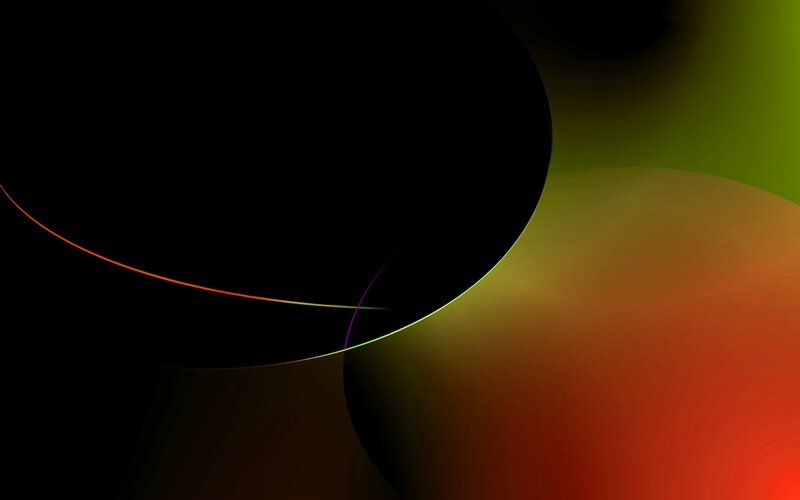 Abstract Color Shapes — Black, Calm