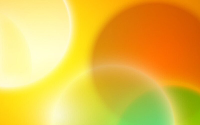 Abstract Color Shapes — Yellow, Warm