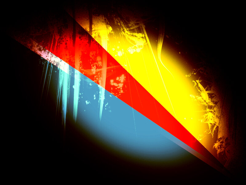Abstract Color Streaks — Red