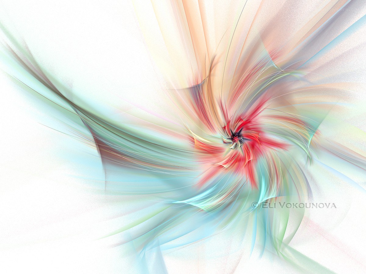Abstract color swirl