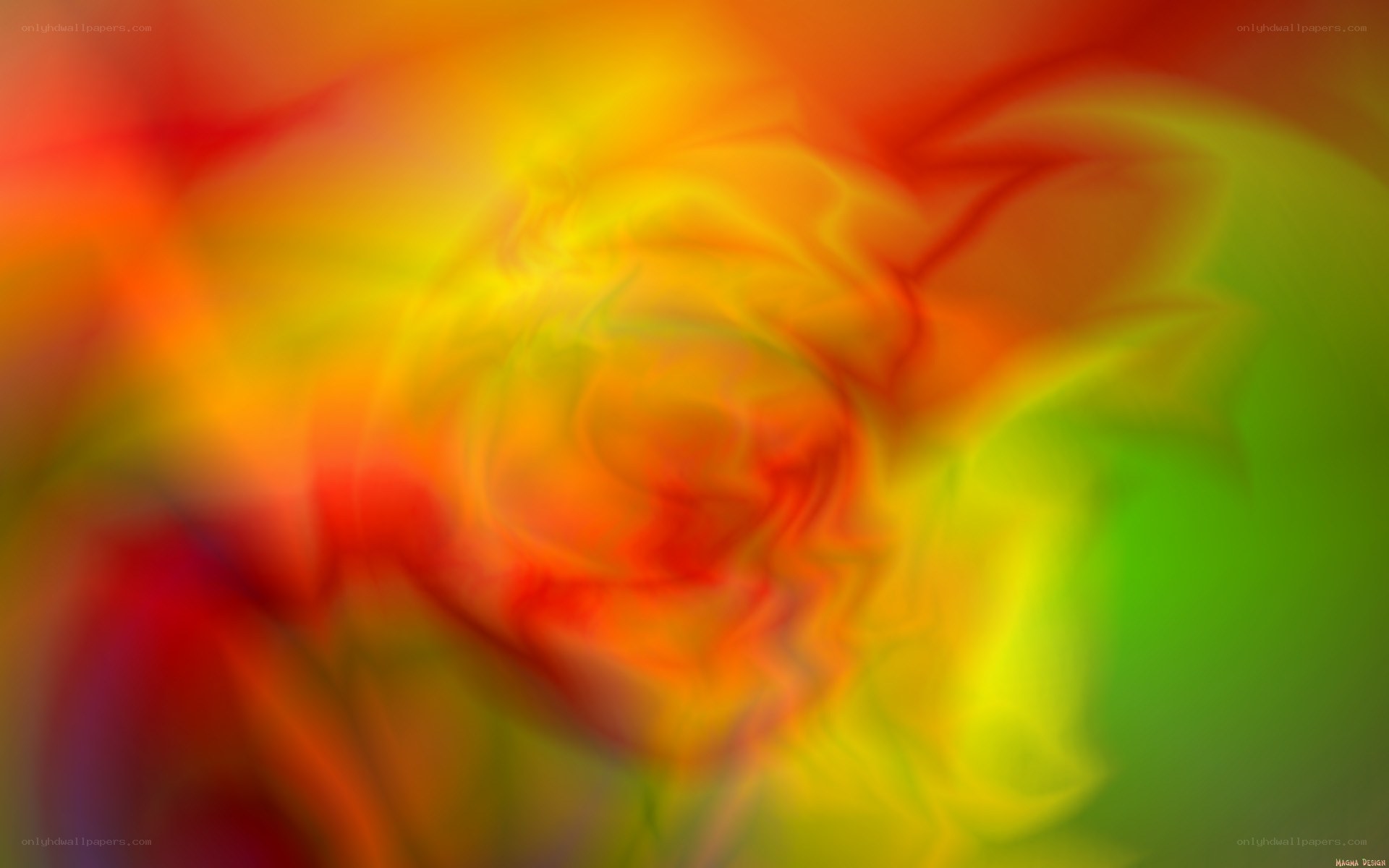 Abstract color swirl