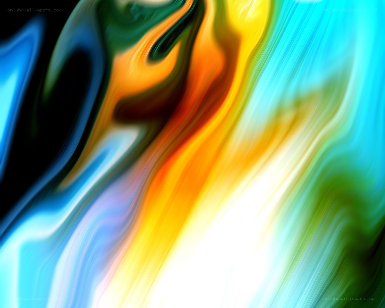 Abstract color swirl