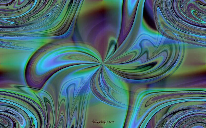 Abstract color swirl pattern
