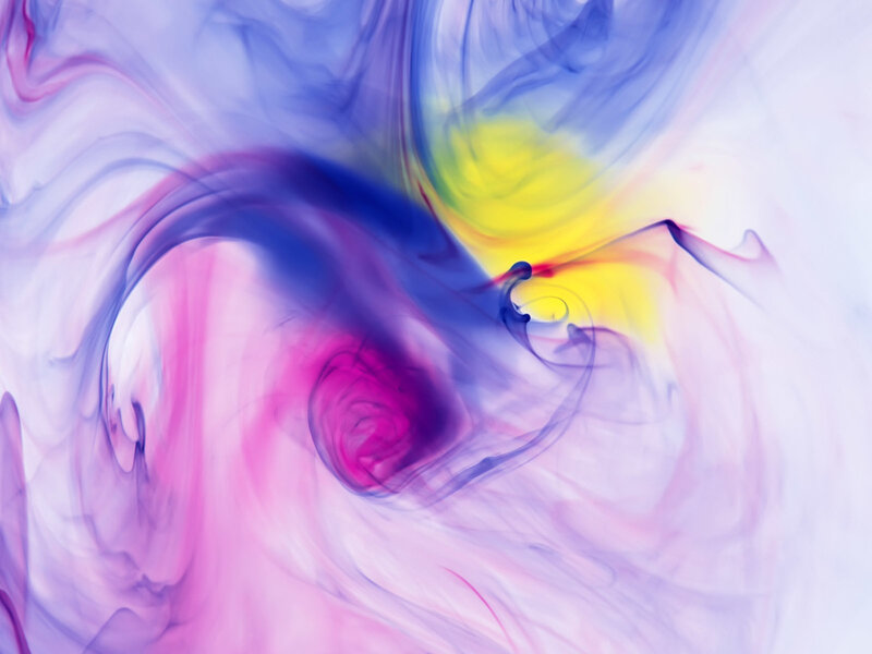 Abstract color swirls