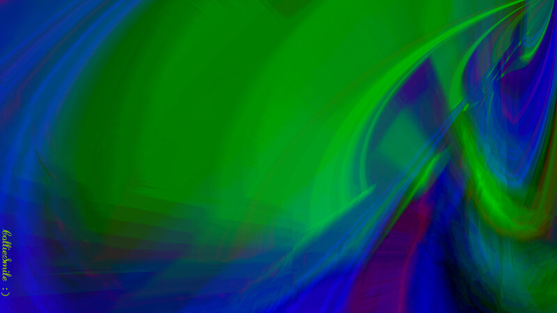 Abstract Color Swirls — Green