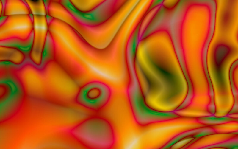 Abstract Color Swirls — Orange, Vibrant
