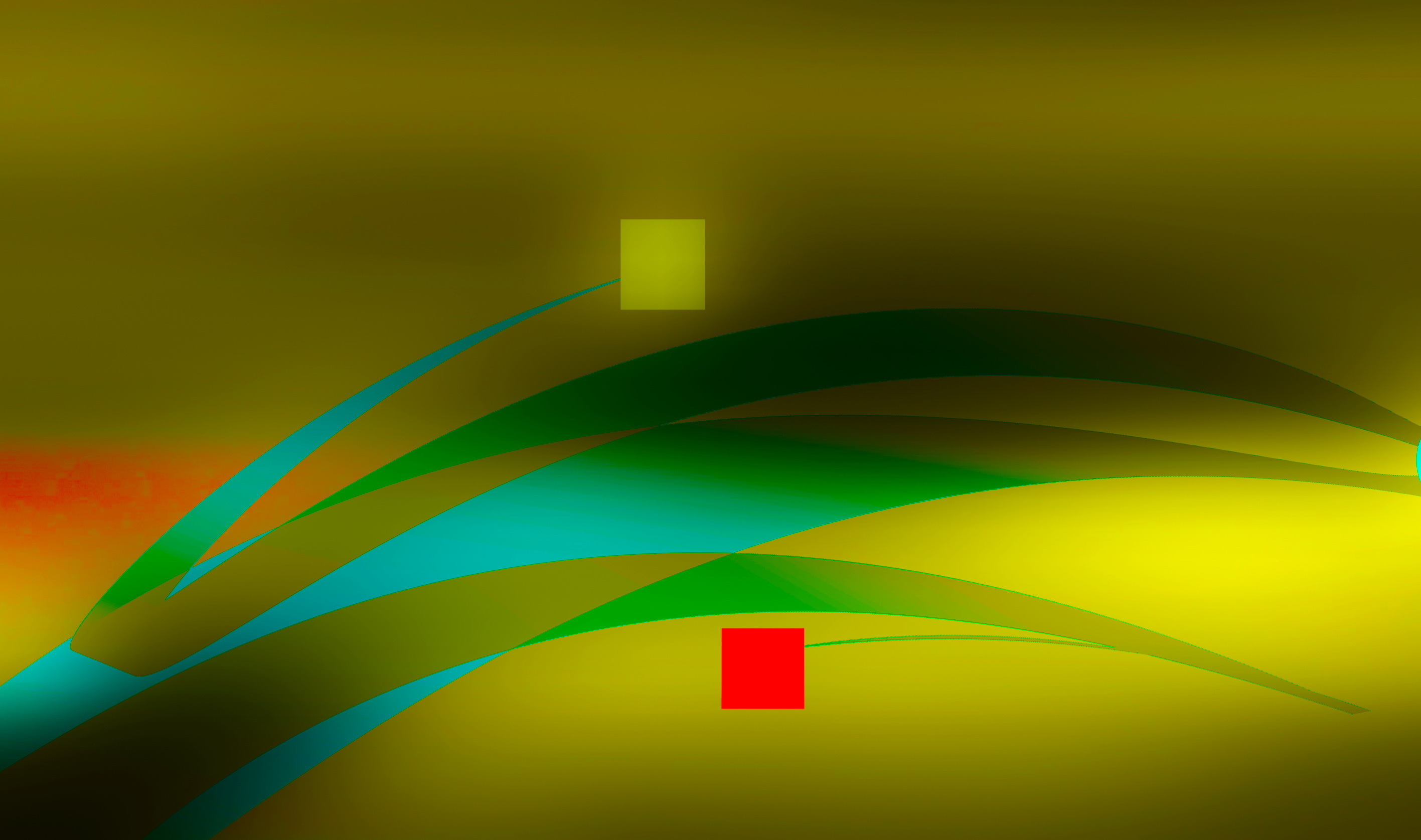 Abstract color wave design