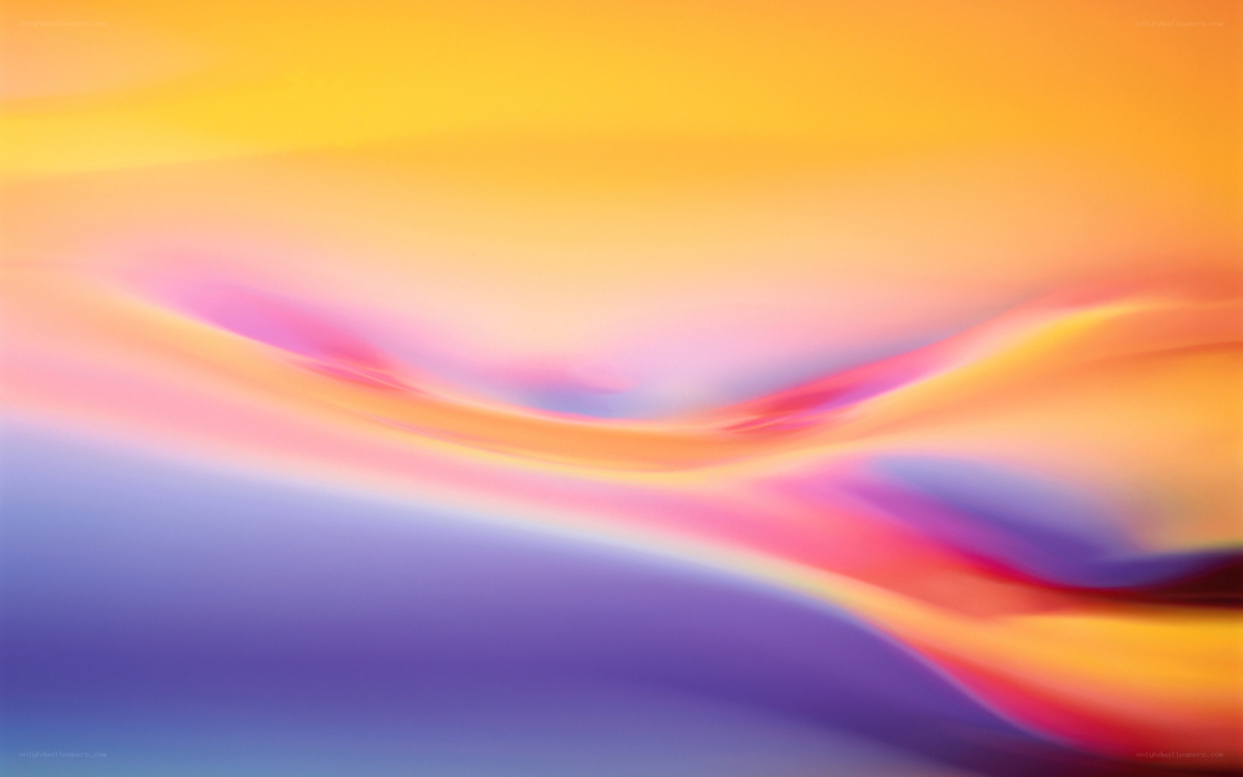 Abstract color wave design
