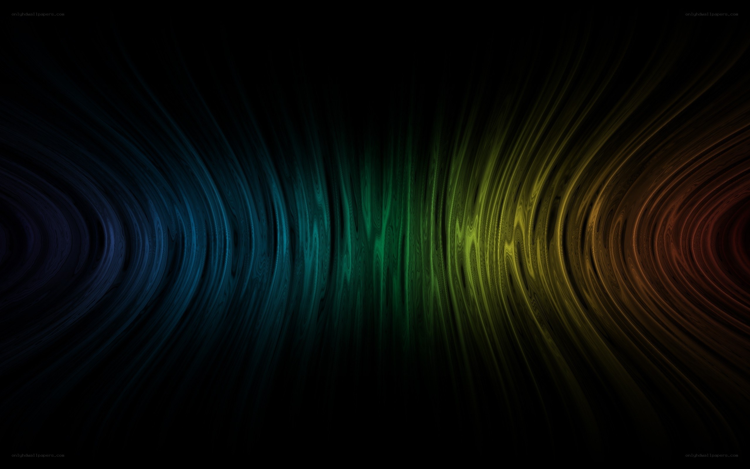 abstract color wave pattern