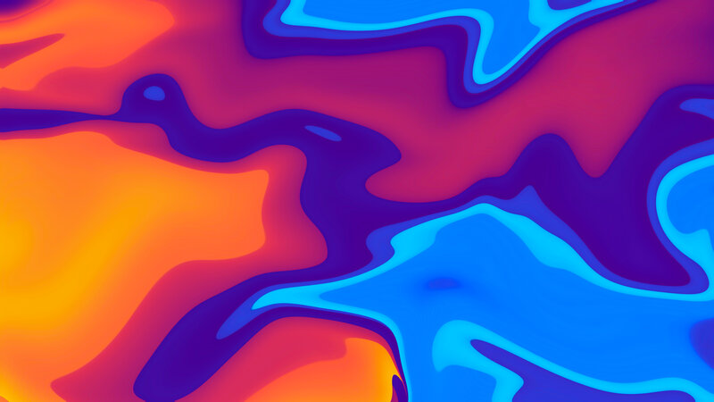 Abstract Color Waves — Blue, Dynamic, Colors
