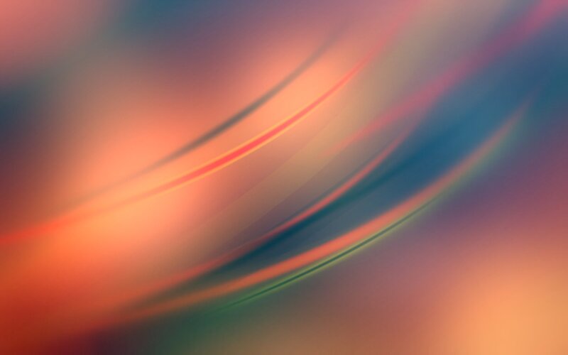 Abstract Color Waves — Orange