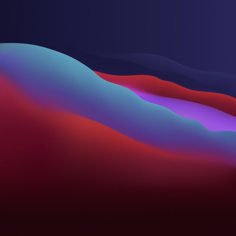 Abstract Color Waves — Red, Calm, Color Gradient