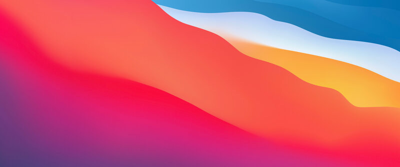 Abstract Color Waves — Red, Calm