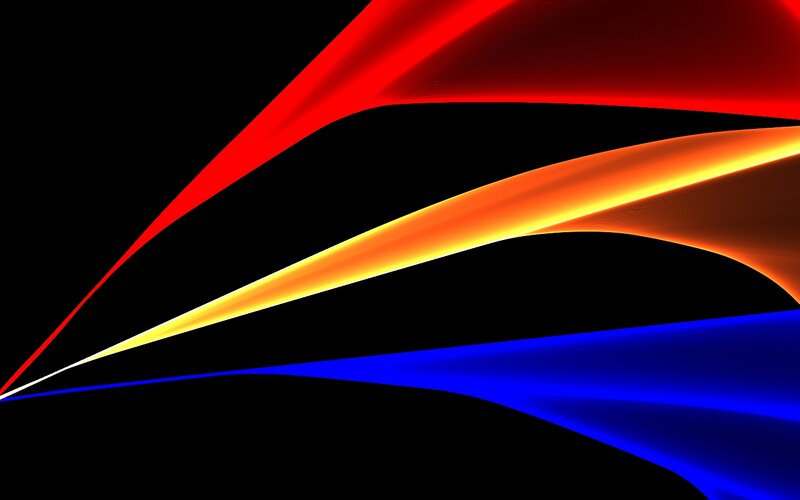Abstract Color Waves — Red, Dynamic
