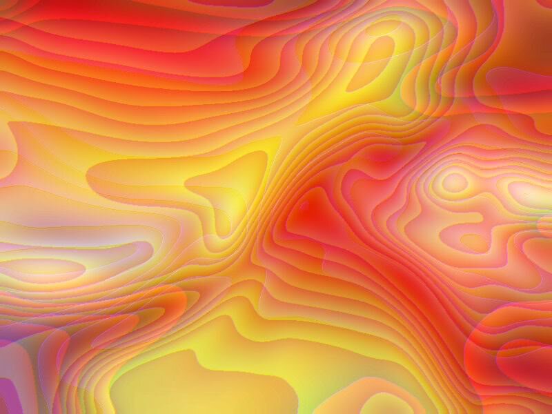Abstract Color Waves — Red