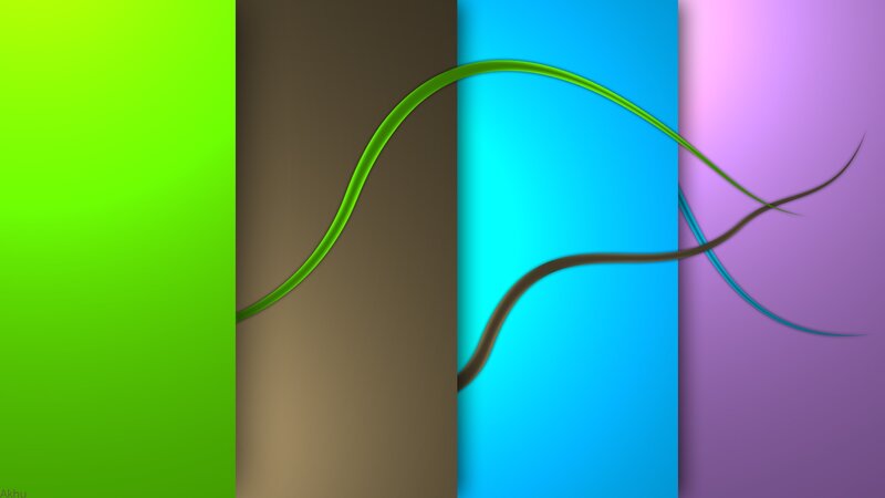 Abstract Colored Stripes