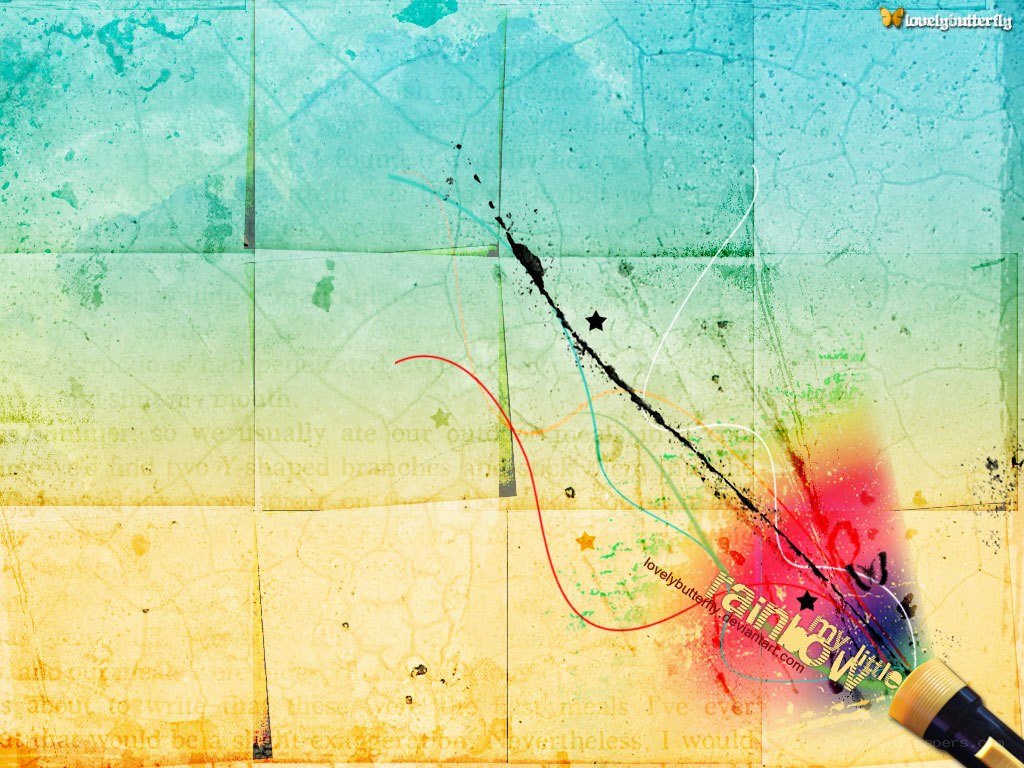 abstract colorful art with text