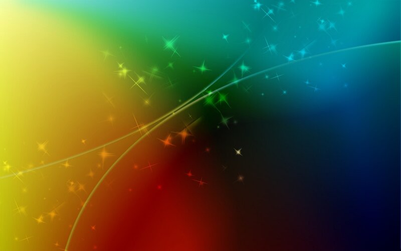 Abstract Colorful Background — Green, Vibrant