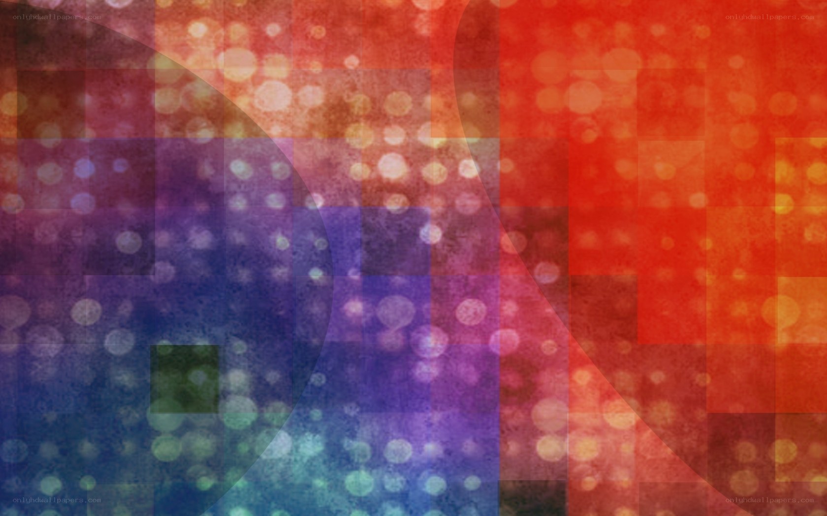 Abstract colorful bokeh pattern