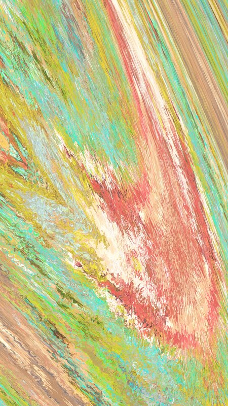 Abstract Colorful Brushstrokes — Red, Dynamic
