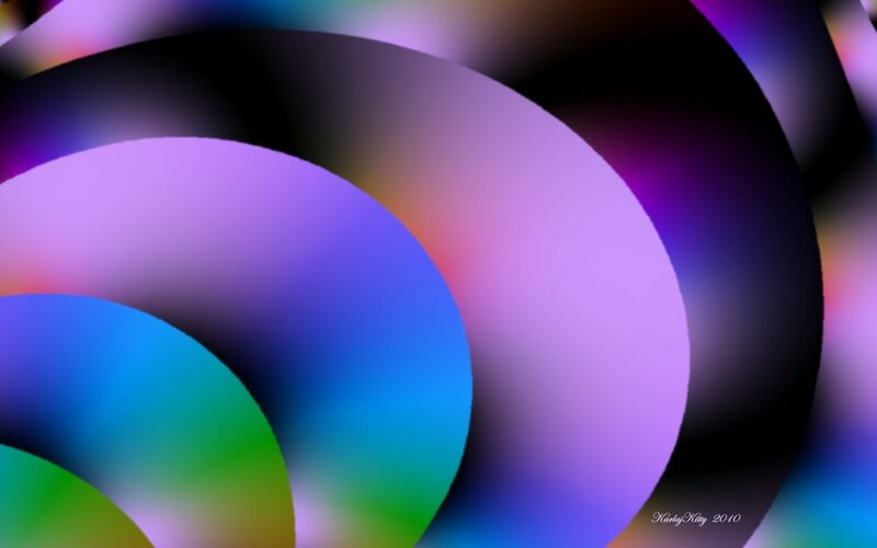 Abstract colorful circles