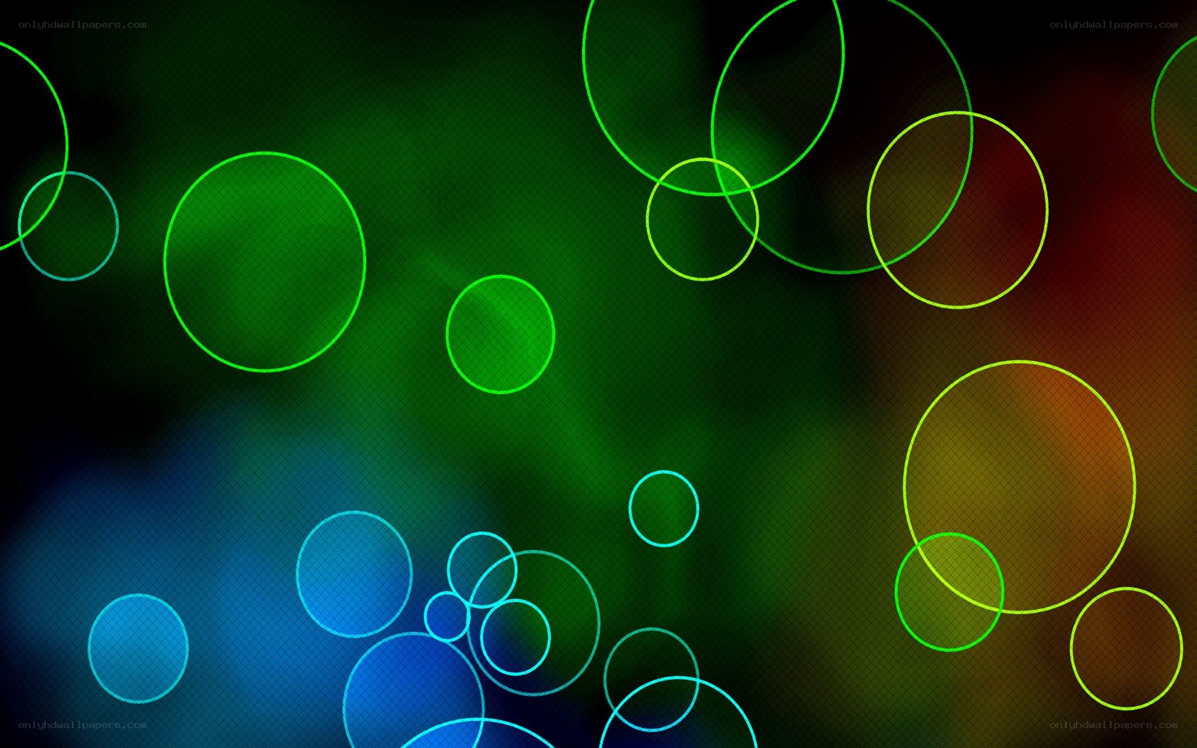 Abstract colorful circles