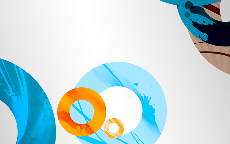 abstract colorful circles design