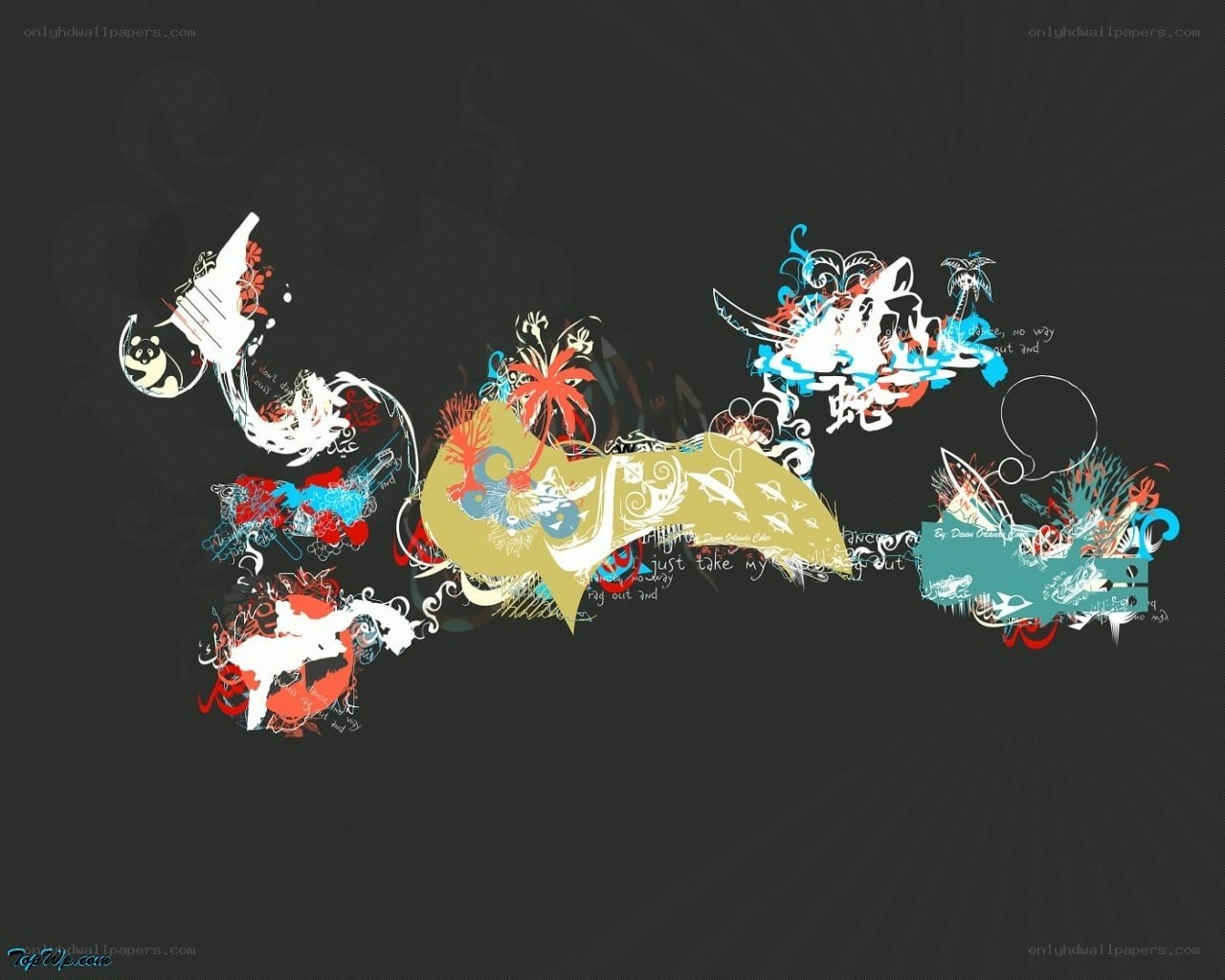 abstract colorful design