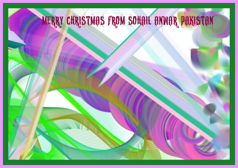 Abstract Colorful Design — Green