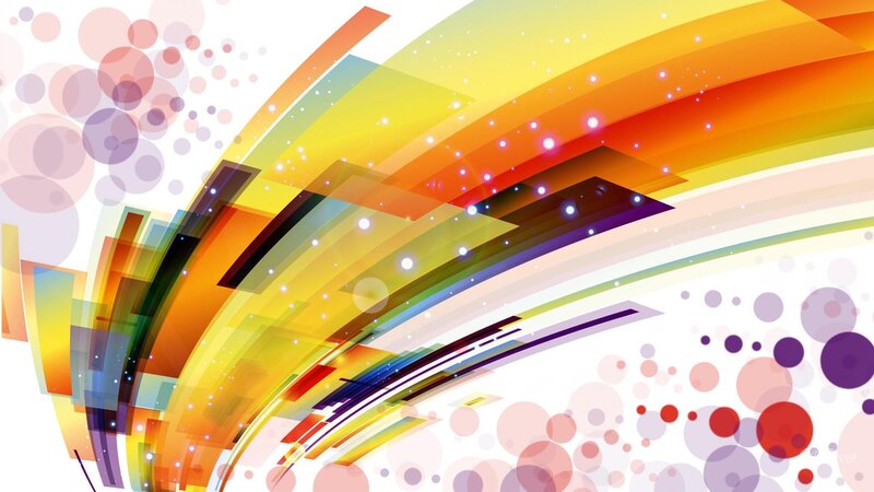 Abstract Colorful Design — Yellow