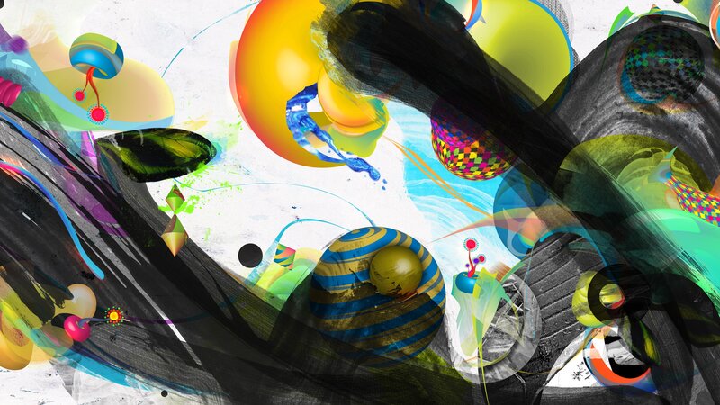 abstract colorful digital art
